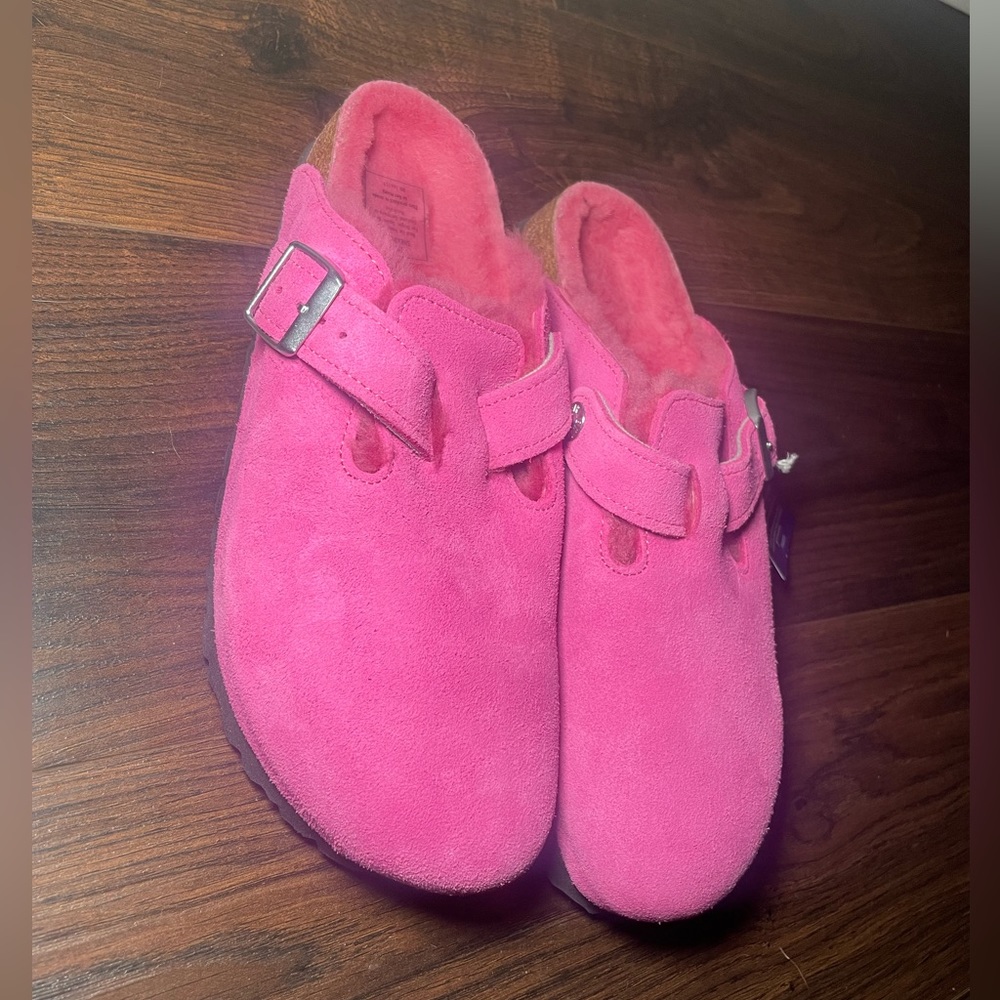 Birkenstock Boston Genuine Shearling Lined Clog - Picture 5 of 6